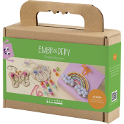 Kreativní sada Vyšívání dřevěných dekorací