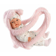 Realistická panenka Joel & Joelle miminko se zvuky a měkkým látkovým tělem Llorens