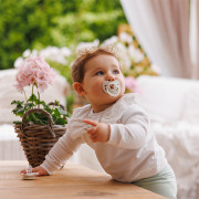 Dudlíky silikonové anatomické 6 - 18 m, 2 ks BabyOno