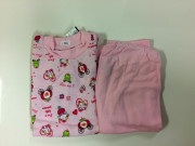 Bavlněné pyžamo růžové LITTLE PRINCESS Vel. 116