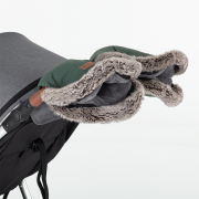 Set zimní fusak Comfy 4 v 1 + rukavice na kočárek Furry Petite & Mars