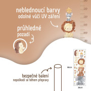 Nástěnné samolepky do dětského pokoje, Animal Pyramid Sipo