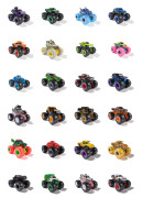 Monster Jam - sběratelský kovový model auta Monster Truck 1:64