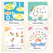 Kreativní kniha Malování prsty s razítky Jarmelo