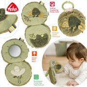 Plyšová knížka chameleon, Crazy Baby Fehn