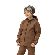 Dětská softshellová bunda duo Brown - hnědá Esito