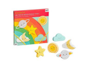 Petit Collage Robustní dřevěné puzzle