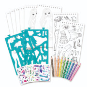 Návrhářský set na cesty 19x11 cm Nebulous Stars 