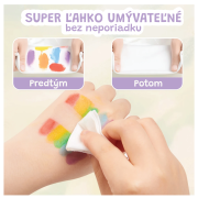 Kreativní kniha Malování prsty s razítky Jarmelo