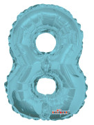 Nafukovací číslice modrá 35 cm