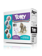 Houpací koník s melodií Milly Mally Pony Gray Dot
