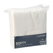 Látkové bavlněné pleny New Baby Softy 80 x 80 cm 10 ks bílé