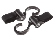 Háčky na kočárek 2 ks black Jané