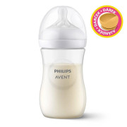 Láhev Natural Response 260 ml, 1m+dárek PETITE&MARS Miska 6m+ Philips Avent