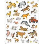 Hra se silikonovými samolepkami Farma