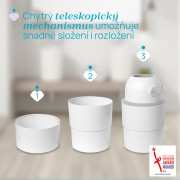 Koš na plenky teleskopický Odour Off na odstranění zápachu Chicco 