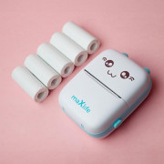 Dětská termotiskárna Maxlife MXTP-100 modrá