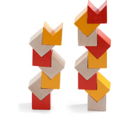 Dřevěná stavebnice 3D oranžová Haba