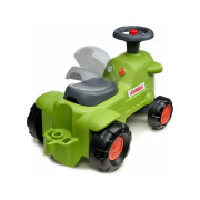 Odstrkovadlo traktor Claas světle zelený s volantem