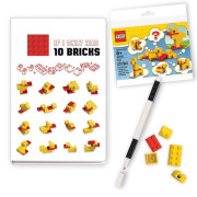 Zápisník s perem a stavebnicí LEGO Stationery Classic Kachny