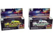 Auto záchranné zdravotné služby a policie