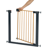 Zábrana Easy Close Metal Wood Effect Safety 1st