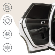 Sluneční clona do auta XL, strečová, 2 ks Sipo