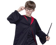 Kostým Čaroděj černo/červený 