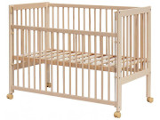 Postýlka se stahovacím bokem Scarlett Perta - buk - ECO 120 x 60 cm 2. jakost