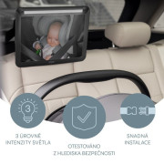 Zrcátko s LED osvětlením Deluxe, Black