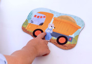 Véééliké puzzle Stavební stroje KukiKuk