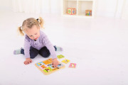 Dřevěné vkládací puzzle 9 zvířátek Bigjigs Toys