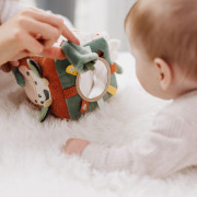 Senzorická textilní kostka Rabbit Karo BabyOno