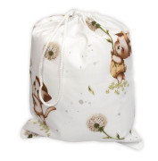 Bavlněný pytlík na přezůvky 40×32 cm 