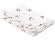 Letní bavlněná deka buldočci