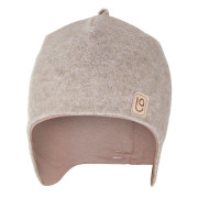 Čepice laponka fleece bambus Outlast® Hnědý melír Little Angel