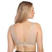 Kojicí podprsenka bambus Nuuma Nude s vyjímatelnými vložkami + prací sáček Moniel