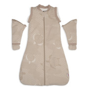 Spací pytel s rukávy Lodger Matcha Beige 