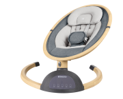 Houpací lehátko elektrické Ashlee Dark Grey KikkaBoo