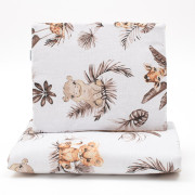 Oboustranný Set z Velvet do kočárku New Baby