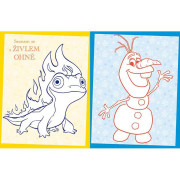 Omalovánky s voskovkami Ledové království