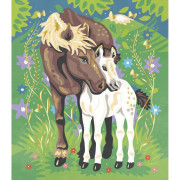 Atelier Sada maxi Malování podle čísel Koně Janod 