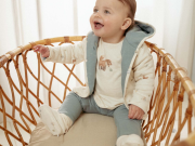 Kabátek oboustranný Stone Blue Little Dutch