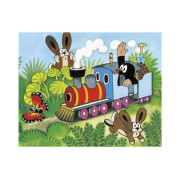 Kostky kubus Krtek a dopravní prostředky dřevo 20 ks