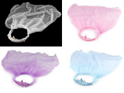 Věneček/korunka do vlasů se závojem