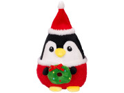 Kawaii Xmas zvířátko plyšové ve vánočním oblečku