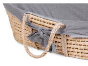 Košík pro miminko Natural + matrace + potah Jersey
