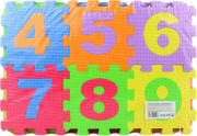 Pěnové puzzle 36 ks - čísla a písmena