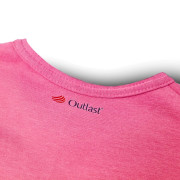 Šaty tenké s krátkým rukávem Outlast® UV 50+ jahodové Little Angel