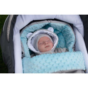 Fusak Soft DUO Minky - zimní ŠEDÁ/MODRÁ